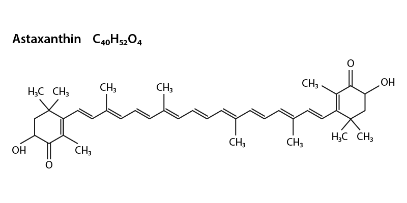 Beta Alg-astaxanthin formul
